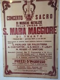 Manifesto originale concerto