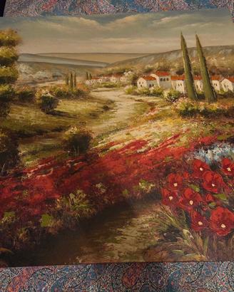 quadro in tela di paesaggio 