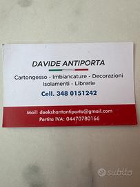 Cartongesso e imbiancature