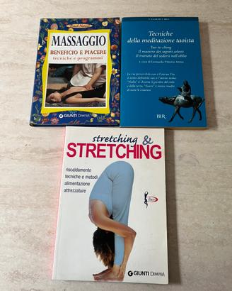 Libri su stretching, massaggi e meditazione
