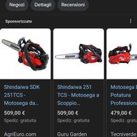motosega per potatura