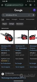 motosega per potatura