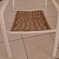 Sedia in alluminio