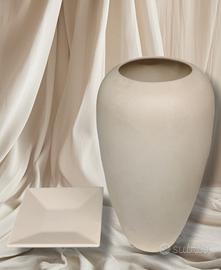 Vaso + posacenere vintage in ceramica Club House 