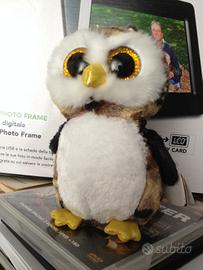 Peluche Ty Gufo dorato Owliver 10 luglio july