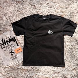 T-shirt Stüssy Basic Logo - Nera