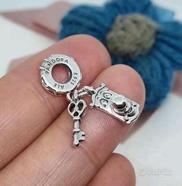 PANDORA Disney charm Chiave e signor Serratura