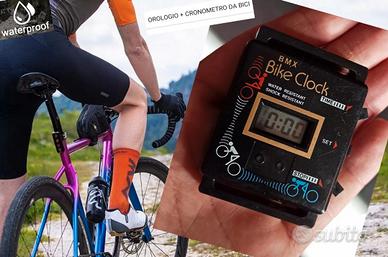 Orologio + Cronometro da Bicicletta BMX Bike Clock