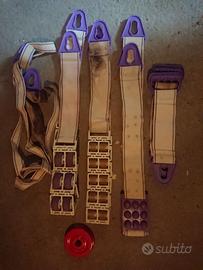 SET CINTURE MASSAGGIATRICE VINTAGE 5 PAIA TESSUTO 