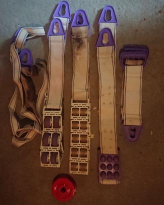 SET CINTURE MASSAGGIATRICE VINTAGE 5 PAIA TESSUTO 
