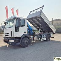 IVECO EUROCARGO 160E28 ribaltabile,gru,Radiocomand