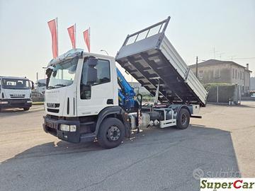 IVECO EUROCARGO 160E28 ribaltabile,gru,Radiocomand
