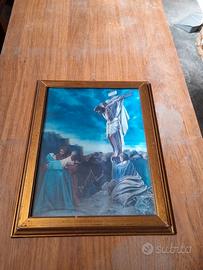 Quadro Vintage Crocifissione / Calvario