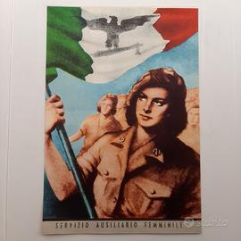 Manifesto del SERVIZIO AUSILIARIO FEMMINILE -R.S.I