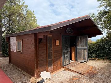 Casetta da giardino / Baita in legno Blockhaus