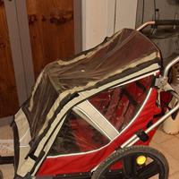 rimorchio bicicletta per bambini 
