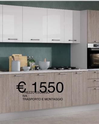 Cucina moderna 360 cm pronta consegna
