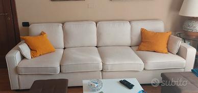 Divano lineare 4 posti