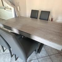 Tavolo conforama estendibile 180x90 + 4 sedie