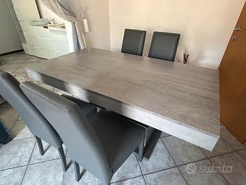 Tavolo conforama estendibile 180x90 + 4 sedie