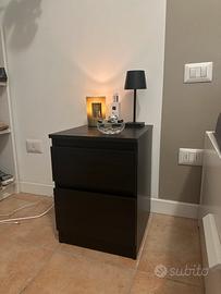 Comodino IKEA KULLEN nero – come nuovo