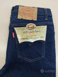Jeans Levis 505 0217 Vintage Uomo 30x36 Blu Denim