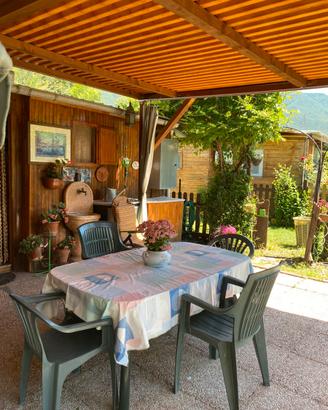 Bungalow con roulotte in Val di Susa