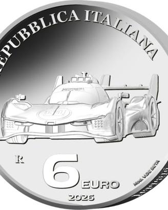 Trittico di monete 6 euro Serie Ecc ITA - Ferrari