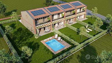 VILLA A SCHIERA D'ANGOLO A TREVIGLIO