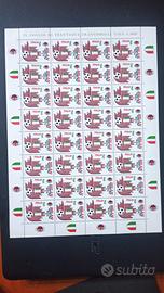 Foglio Francobolli Milan 1992