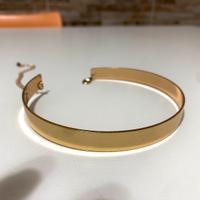 Collana Choker Rigida Dorata