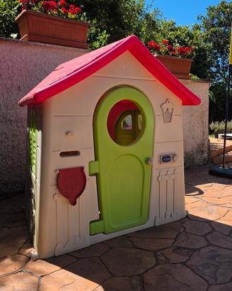 Casetta Chicco giardino e scivolo