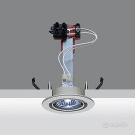 6 IGuzzini 8090 faretto incasso bianco 71mm