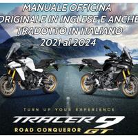 Manuale Officina Yamaha Tracer 9 e GT  2021 - 2024
