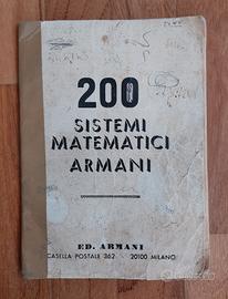 Libricino "200 sistemi matematici Armani"