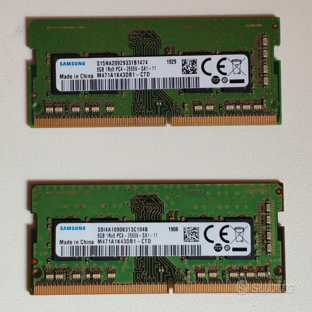 2x8GB RAM Samsung DDR4 PC4-2666V Sodimm (16GB) - Informatica In