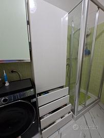 Mobile laccato bianco multifunzione 60x41xh192