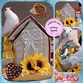 Casetta Contenitore Porta Cialde Handmade