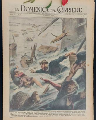 La Domenica del Corriere 15 febbraio 1953 Olanda