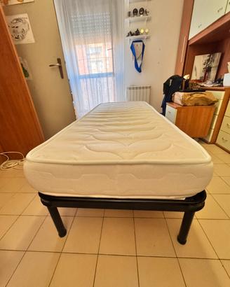 Reti a doghe con materasso 80x190