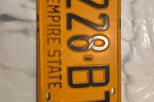 Targa auto americana 1962 NY EMPIRE STATE