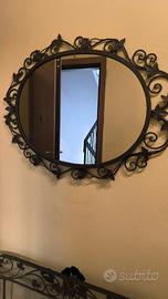 Mobilio ingresso ferro battuto lavorato a mano