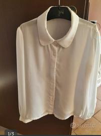 camicia bambina raso Alice Pi 10 anni 