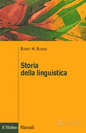 R.H. Robins storia della linguistica Il Mulino