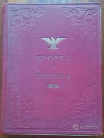 Libro Epopea di Savoia del 1930