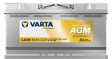 Batteria servizi AGM 95Ah Varta Professional 