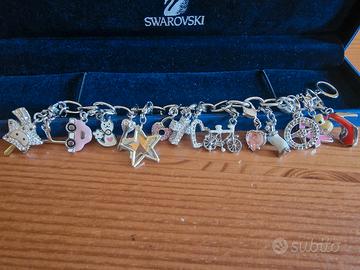 bracciale swarovski  con charms