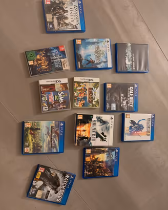Lotto 12 giochi PS5 - SWITCH - DS