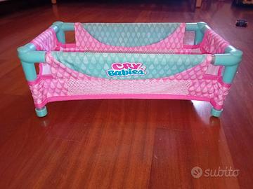 lettino bambole crybabies