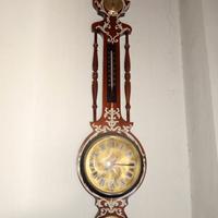 orologio da muro vintage con stazione meteo